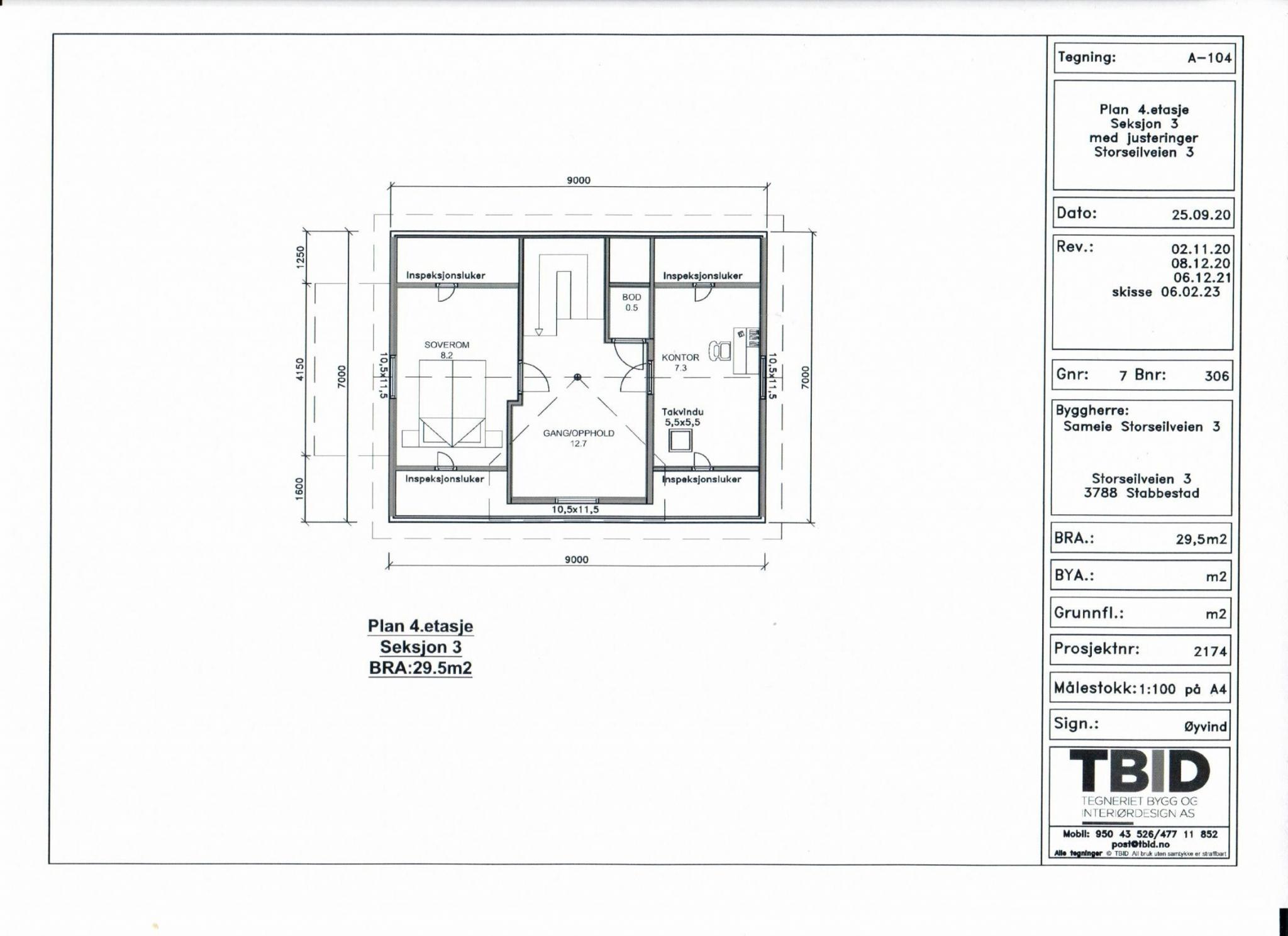 Soverom og loftsstue